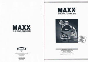 Bedienungsanleitung AMA Maxx Kettenschärfer