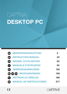Manual de uso Captiva I87-643 Computadora de escritorio