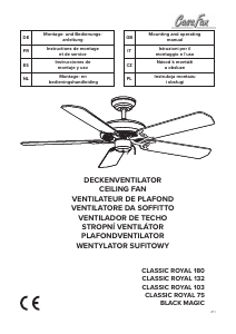 Handleiding CasaFan Classic Royal 180 Plafondventilator