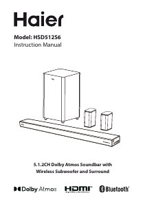 Handleiding Haier HSD512S6 Home cinema set