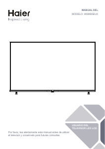 Manual de uso Haier H50K85EUX Televisor de LED