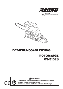 Bedienungsanleitung Echo CS-310ES Kettensäge