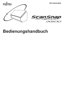 Bedienungsanleitung Fujitsu ScanSnap iX500 Scanner