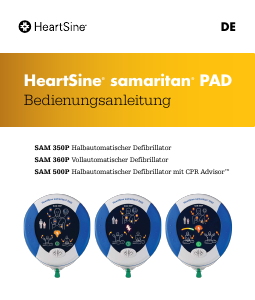Bedienungsanleitung HeartSine samaritan PAD 350P Defibrillator