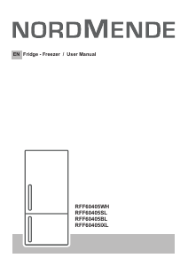 Handleiding Nordmende RFF60405BL Koel-vries combinatie