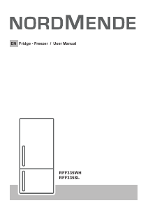 Handleiding Nordmende RFF335WH Koel-vries combinatie