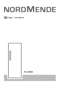 Handleiding Nordmende RTL398RIX Koelkast
