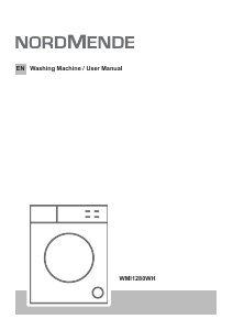 Handleiding Nordmende WMI1280WH Wasmachine