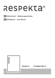Bedienungsanleitung Respekta KSU50-10 Kühlschrank