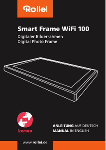 Bedienungsanleitung Rollei Smart Frame WiFi 100 Digitaler bilderrahmen