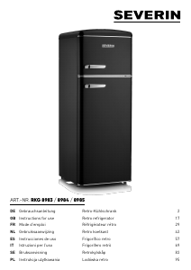 Handleiding Severin RKG 8983 Koel-vries combinatie