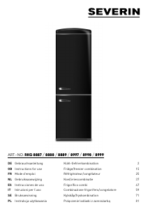 Handleiding Severin RKG 8889 Koel-vries combinatie