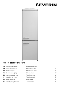 Handleiding Severin RKG 8917 Koel-vries combinatie