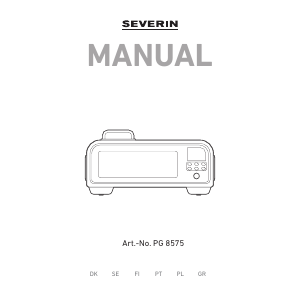 Εγχειρίδιο Severin PG 8575 Κατασκευαστής πίτσας