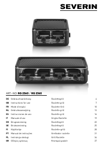 Handleiding Severin RG 2365 Gourmetstel