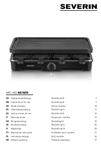 Handleiding Severin RG 9670 Gourmetstel