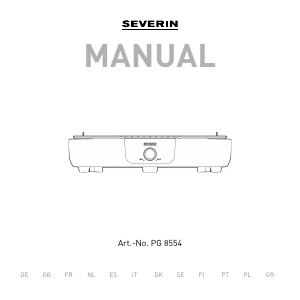 Handleiding Severin PG 8554 Bakplaat