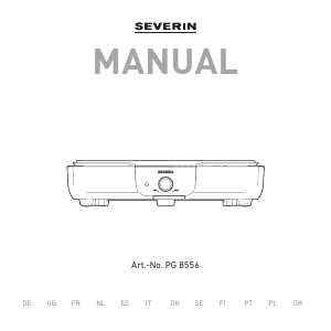 Handleiding Severin PG 8556 Bakplaat