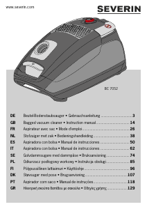 Handleiding Severin BC 7052 Stofzuiger