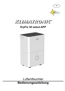 Handleiding Suntec DryFix 30 Select APP Luchtontvochtiger