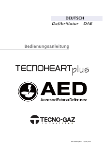 Bedienungsanleitung Tecno-Gaz TechnoHeart Plus Defibrillator