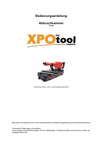 Bedienungsanleitung XPOtool 61202 Schlaghammer
