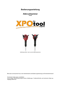 Bedienungsanleitung XPOtool 62296 Schlaghammer