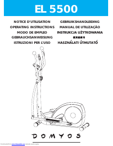 Handleiding Domyos EL 5500 Crosstrainer