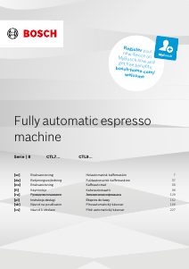 Brugsanvisning Bosch CTL7181W0 Kaffemaskine