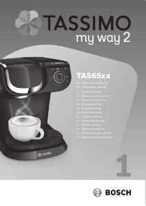 Bruksanvisning Bosch TAS6504GB Tassimo My Way 2 Kaffebryggare