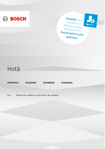Manual Bosch DFS067K51 Hotă