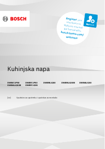 Priručnik Bosch DWB97JP50 Kuhinjska napa
