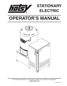 Manual Hotsy 1812SS Pressure Washer