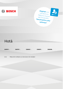 Manual Bosch DWK97JM20 Hotă