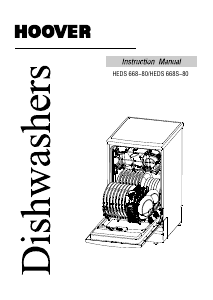 Manual Hoover HEDS 668-80 Nextra Dishwasher