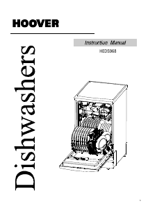 Manual Hoover HEDS 968 Nextra Dishwasher