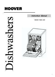 Manual Hoover HEDS 1064-80 Nextra Dishwasher