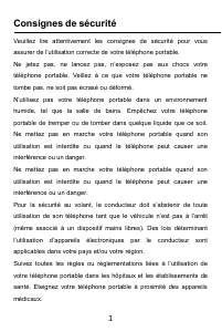 Mode d’emploi Hisense U966 Téléphone portable