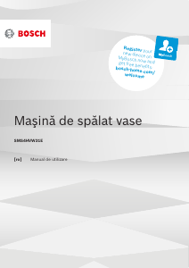 Manual Bosch SMS4HVW31E Maşină de spălat vase