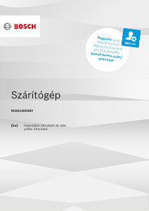 Használati útmutató Bosch WQG14500BY Szárító