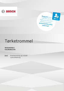 Bruksanvisning Bosch WQG245AMSN Tørketrommel