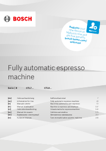 Handleiding Bosch CTL7181B0 Espresso-apparaat