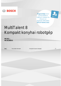 Használati útmutató Bosch MC812W872 MultiTalent 8 Konyhai multifunkciós mixer