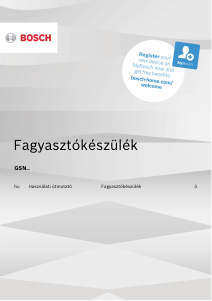 Használati útmutató Bosch GSN33VLEP Fagyasztó