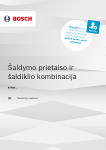 Vadovas Bosch KFN96VPEA Šaldytuvas-šaldiklis