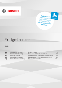 Manual Bosch KGN49XIEA Fridge-Freezer