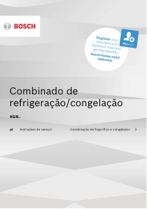 Manual Bosch KGN49XWEA Frigorífico combinado