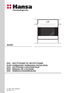 Manual Hansa BOEI63002 Cuptor