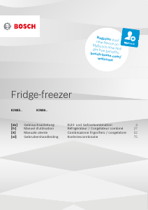 Manuale Bosch KIN86VFE0G Frigorifero-congelatore