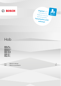 Návod Bosch PKN631FP2E Pánt